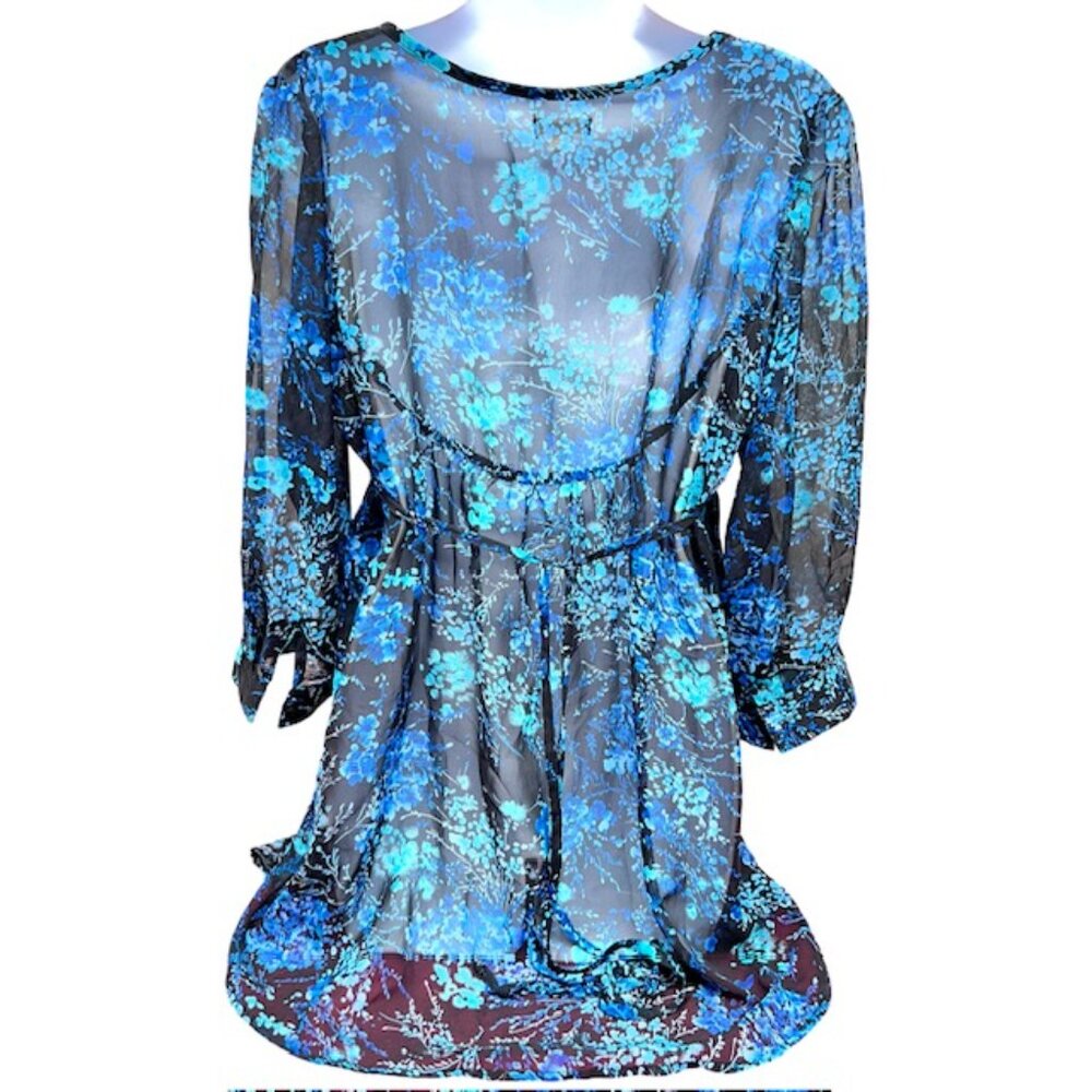 4 Blouses Sz  L/XL:  Christina-Susan Graver-Xhillllaration-GRAFF  Long Sleeve(58 - Picture 11 of 16